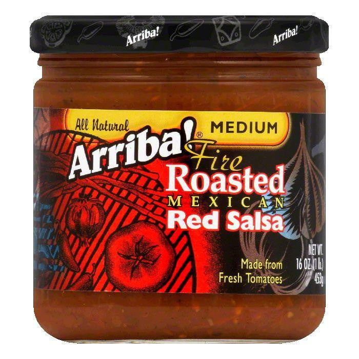 Arriba Medium Red Salsa, 16 OZ (Pack of 6)