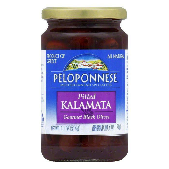 Peloponnese Olives Kalamata Pitted, 6 OZ (Pack of 6)