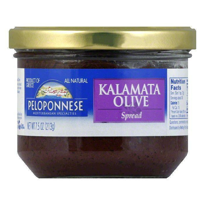 Peloponnese Olives Kalamata Olive Spread, 7.5 OZ (Pack of 6)