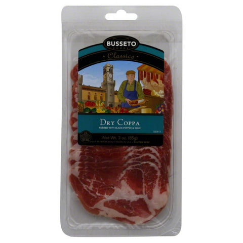 Busseto Dry Coppa, 3 Oz (Pack of 12)