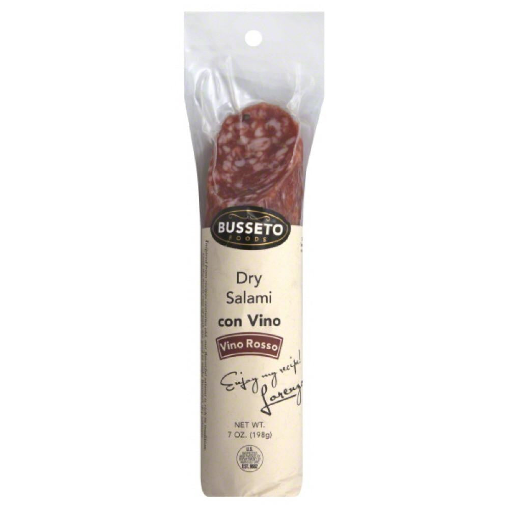 Busseto con Vino Dry Salami, 7 Oz (Pack of 15)