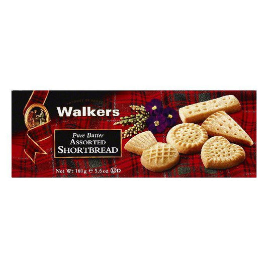 Walkers Assorted Pure Butter Shortbread, 5.6 OZ (Pack of 12)
