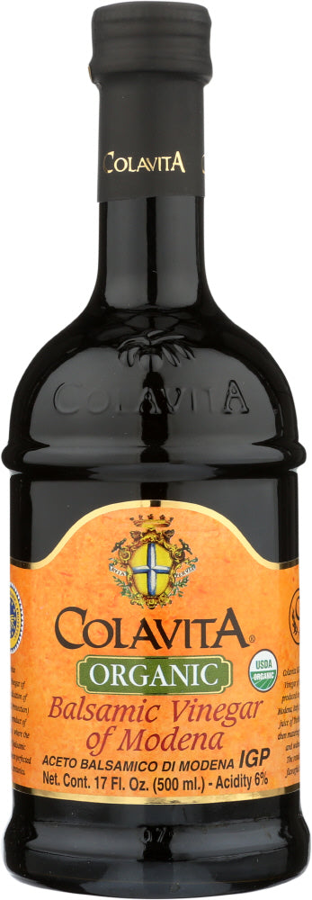 Colavita Organic of Modena Balsamic Vinegar, 17 Oz (Pack of 6)