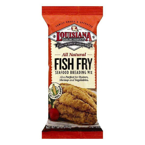 Louisiana Fish Fry Seafood Breading Mix, 10 OZ (Pack of 12)