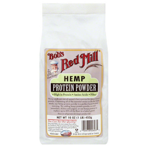 Bobs Red Mill Hemp Protein Powder, 16 Oz (Pack of 4)