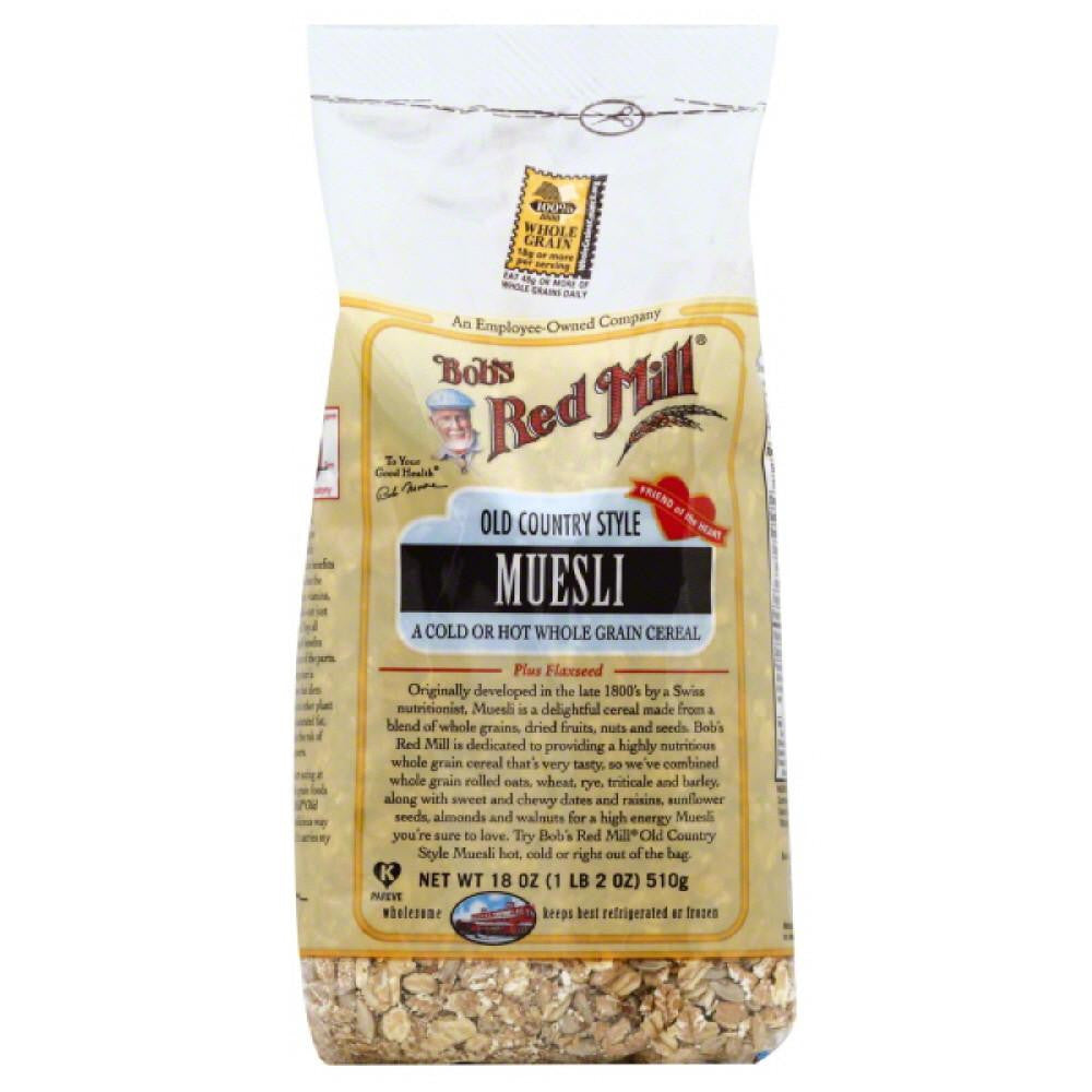 Bobs Red Mill Old Country Style Muesli, 18 Oz (Pack of 4)