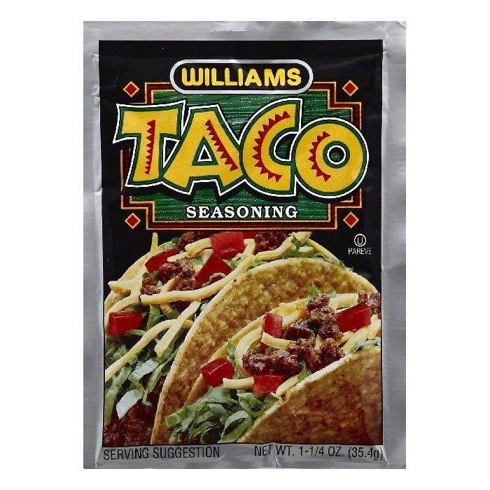 Williams Taco Seasoning, 1.25 OZ (Pack of 24)