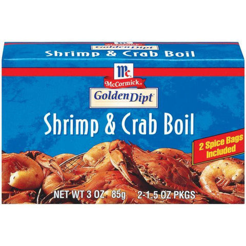 Golden Dipt 2 Ct Shrimp & Crab Boil 3 Oz (Pack of 12)