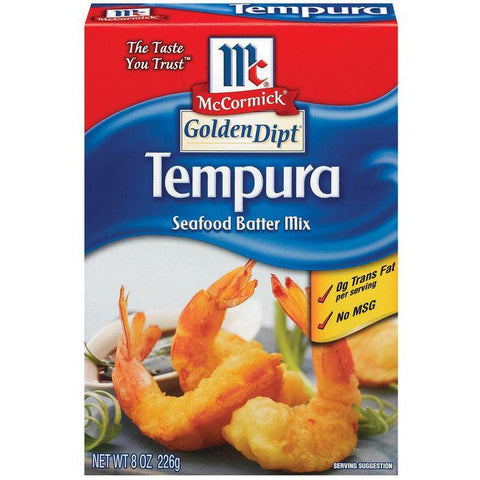 Golden Dipt Tempura Seafood Batter Mix 8 Oz (Pack of 8)