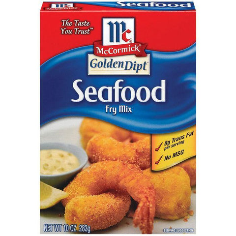 Golden Dipt Seafood Fry Mix Fry Mix 10 Oz (Pack of 8)