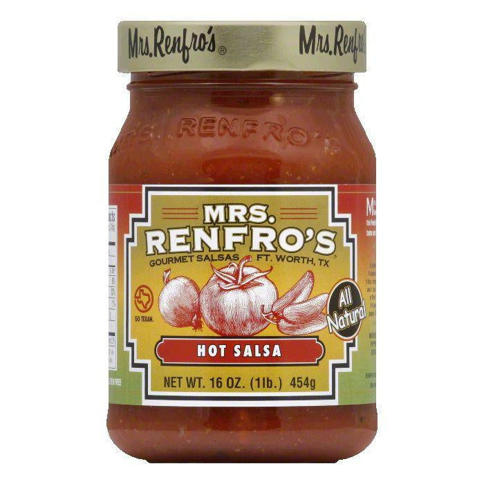 Mrs. Renfro's Sauce Picante Hot, 16 OZ (Pack of 6)