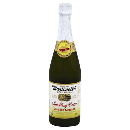 Martinellis Organic Sparkling Cider, 25.4 Fo (Pack of 12)