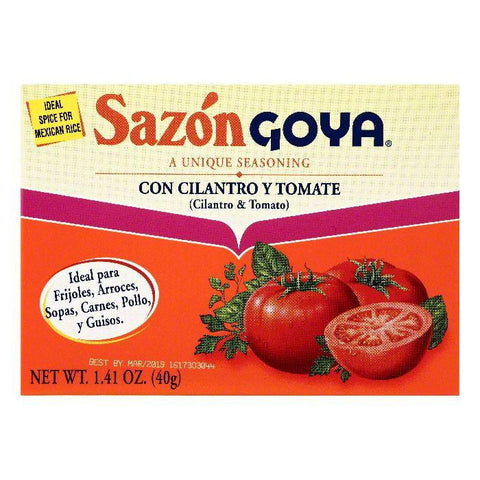 Goya Cilantro & Tomato Seasoning, 1.41 OZ (Pack of 36)