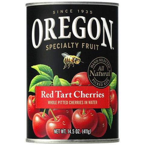 Oregon Fruit Products Pitted Red Tart Cherries in Water 14.5 Oz (Pack of 8)