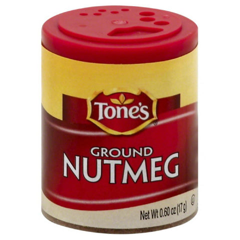 Tones Ground Nutmeg, 0.6 Oz (Pack of 6)