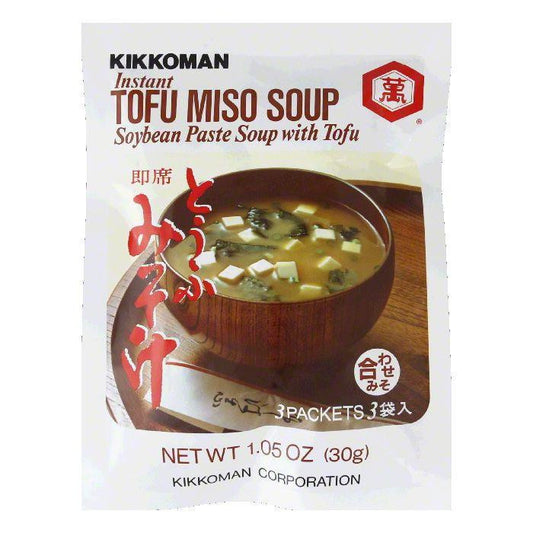 Kikkoman Instant Soup Mix Tofu Miso (Pack of 12)