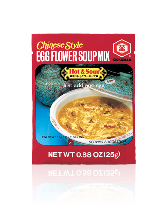 Kikkoman Soup Mix Egg Flower Hot & Sour, .88 OZ (Pack of 12)