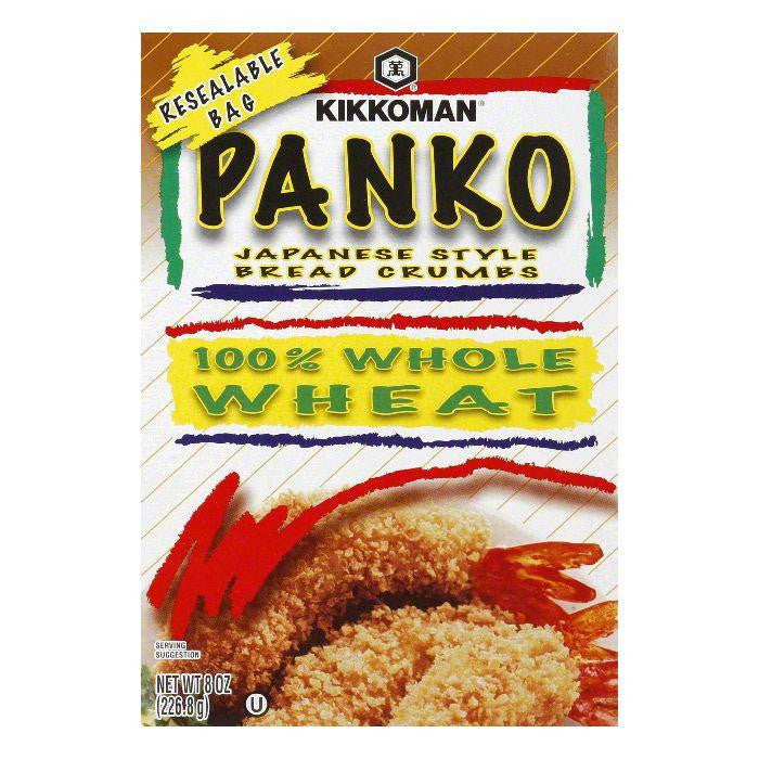 Kikkoman Wholewheat Panko Breadcrumbs, 8 OZ (Pack of 12)