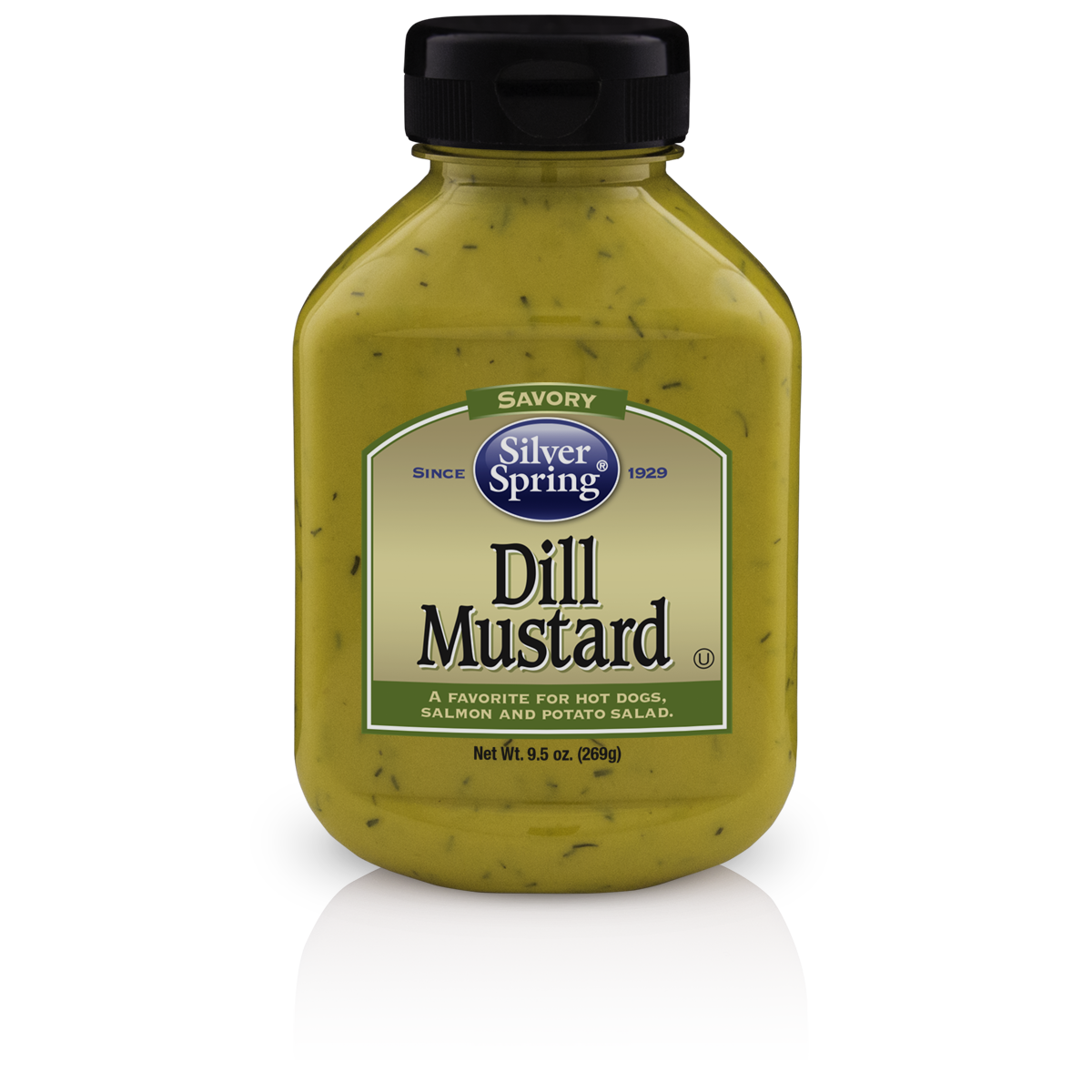 Silver Springs Mustard Dill, 9.5 OZ (Pack of 9)