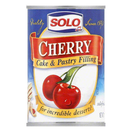 Solo Filling Cherry, 12 OZ (Pack of 6)