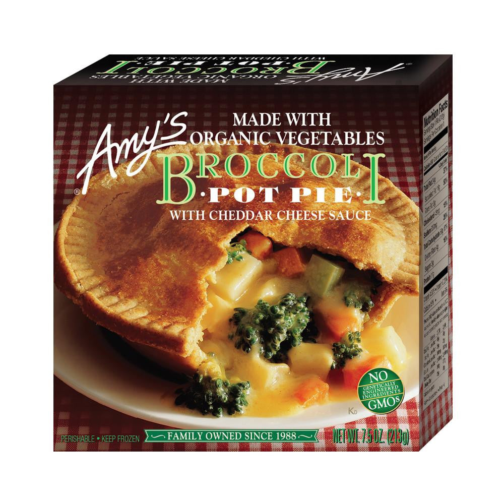 Amy's Kitchen Broccoli Pot Pie, 7.5 Oz (Pack of 12)