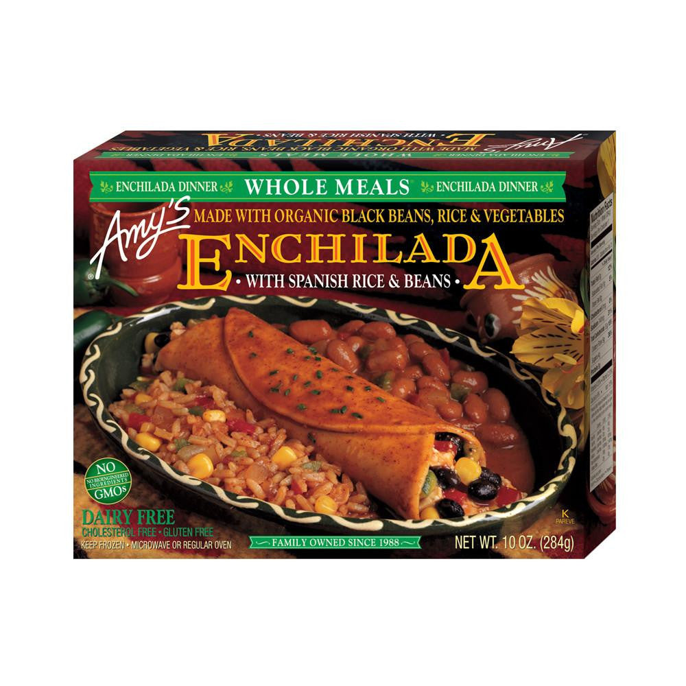 Amy's Kitchen Black Bean Enchilada Whole Meal, 10 Oz (Pack of 12)