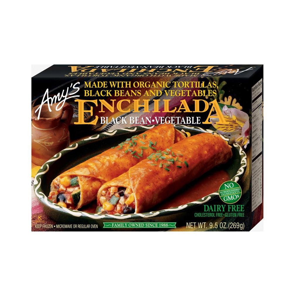 Amy's Kitchen Black Bean Vegetable Enchilada, 9.5 Oz (Pack of 12)
