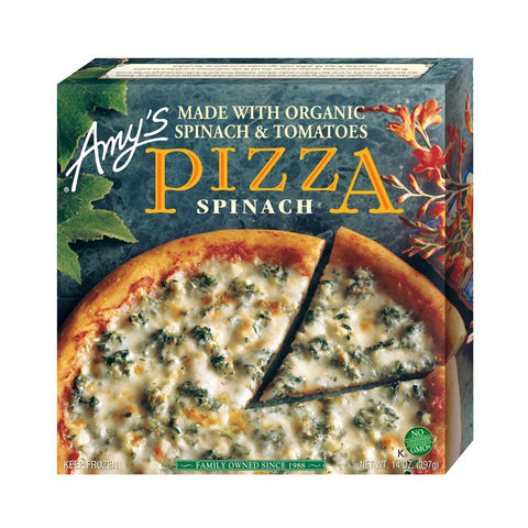 Amy's Kitchen Spinach Pizza, 14 Oz (Pack of 8)
