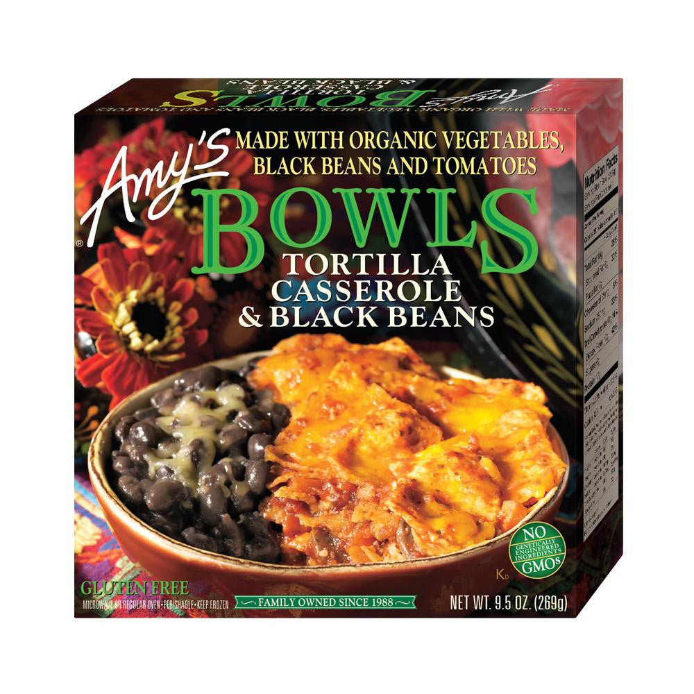 Amy's Kitchen Tortilla Casserole & Black Beans Bowl, 9.5 Oz (Pack of 12)