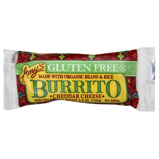 Amys Cheddar Cheese Burrito, 5.5 Oz (Pack of 12)