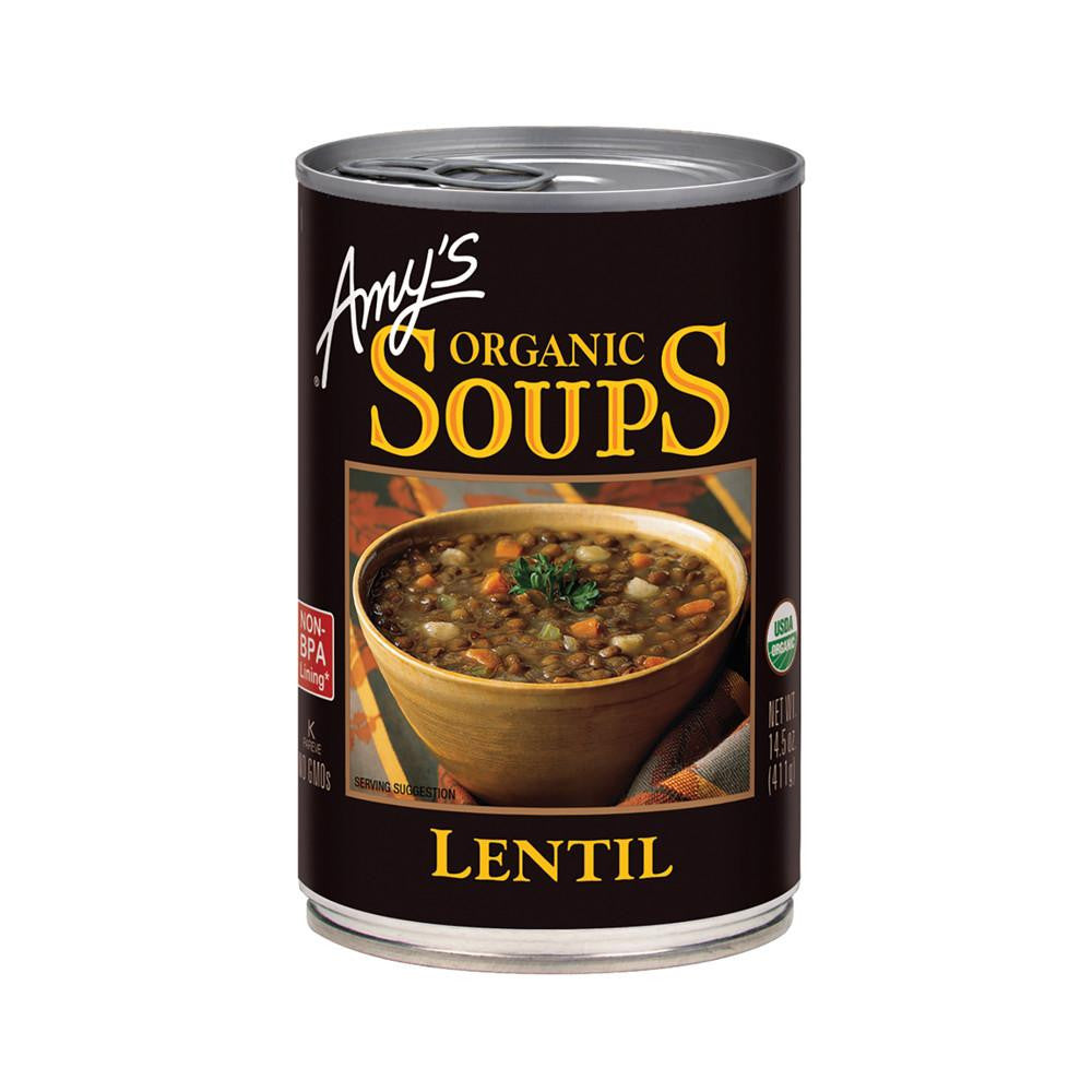 Amy's Kitchen Organic Lentil Soup, 14.5 Oz (Pack of 12)