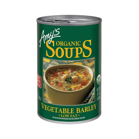 Amy's Kitchen Organic Vegetable Barley Soup, 14.1 Oz (Pack of 12)