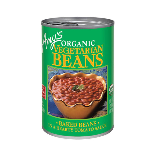 Amy's Kitchen Organic Vegetarian Baked Beans, 15 Oz (Pack of 12)