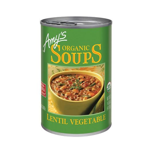 Amy's Kitchen Organic Lentil Vegetable Soup, 14.5 Oz (Pack of 12)