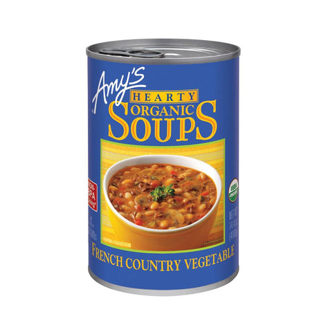 Amy's Kitchen Organic Hearty French Country Vegetable Soup, 14.4 Oz (Pack of 12)
