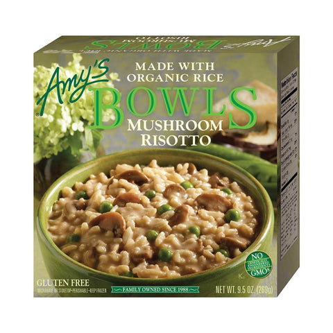 Amy's Kitchen Mushroom Risotto Bowl, 9.5 Oz (Pack of 12)