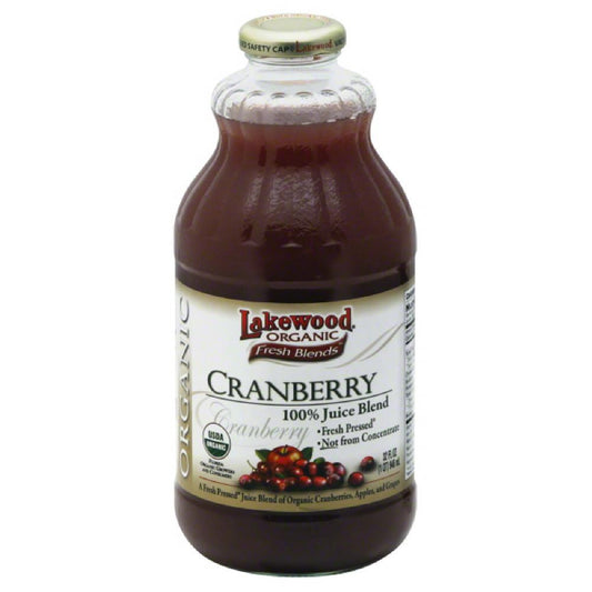 Lakewood Cranberry 100% Juice Blend, 32 Fo (Pack of 6)
