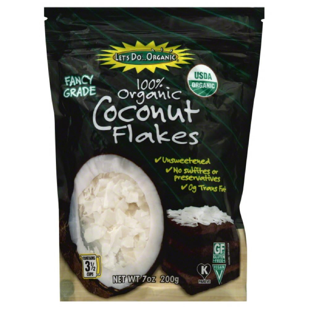 Lets Do Organic 100% Organic Coconut Flakes, 7 Oz (Pack of 12)