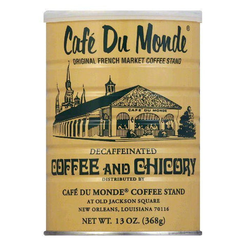 Cafe Du Monde Coffee Chicory Decaf, 13 OZ (Pack of 12)