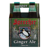 Sprecher Ginger Ale Gourmet Soda, 4 ea (Pack of 6)
