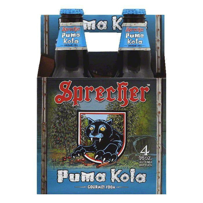Sprecher Puma Kola Gourmet Soda, 4 ea (Pack of 6)