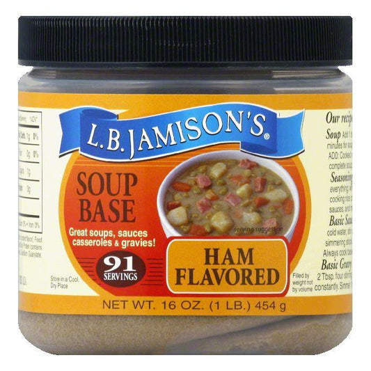 LB Jamison Regular Soup Base Ham, 16 OZ (Pack of 6)