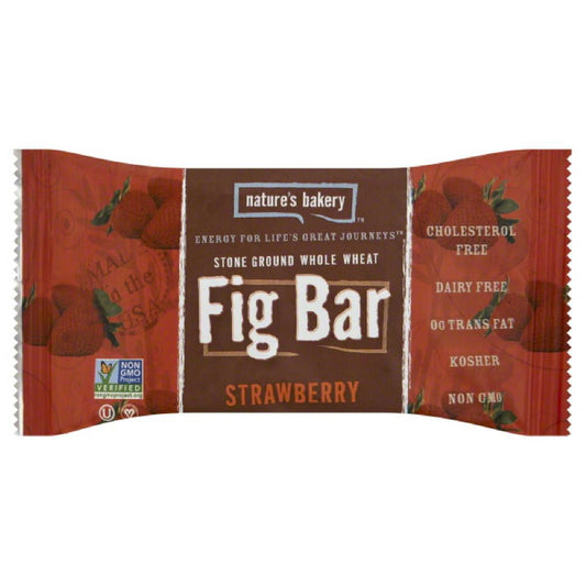 Natures Bakery Strawberry Fig Bar Twin Pack, 2 Oz (Pack of 12)