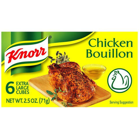 Knorr Chicken Extra Large Bouillon Cubes 2.5 Oz (Pack of 24)