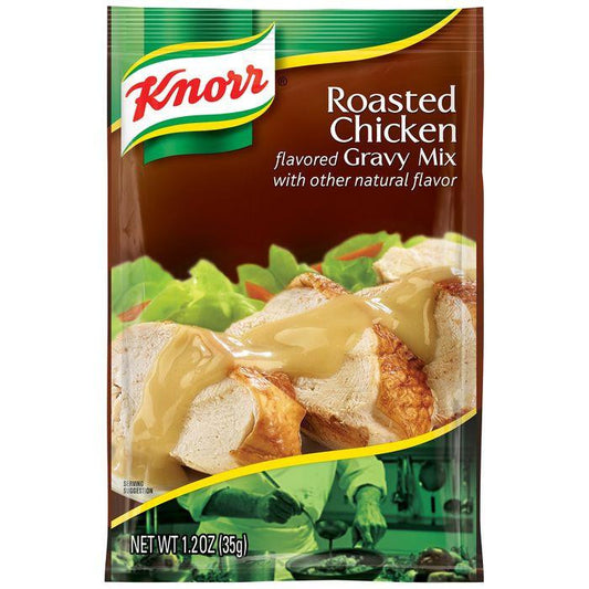Knorr Roasted Chicken Gravy Mix 1.2 Oz Packet (Pack of 24)