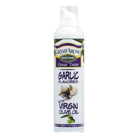 Mantova Garlic Extra Virgin Olive Oil Spray, 8 OZ (Pack of 6)