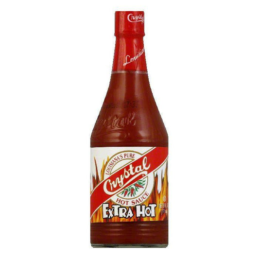 Crystal Hot Sauce Extra Hot, 6 OZ (Pack of 12)