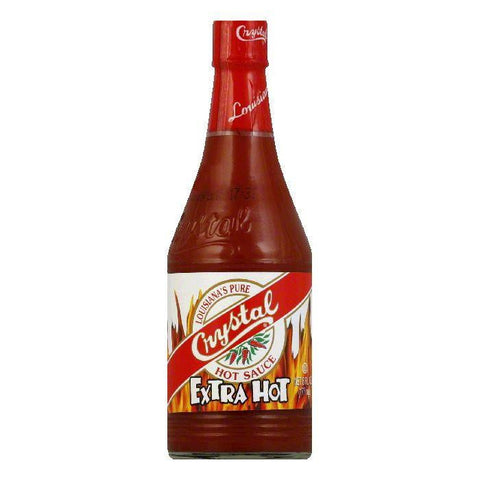 Crystal Hot Sauce Extra Hot, 6 OZ (Pack of 12)