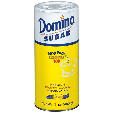 Domino Pure e Granulated W/Spout Sugar 1 Lb (Pack of 12)