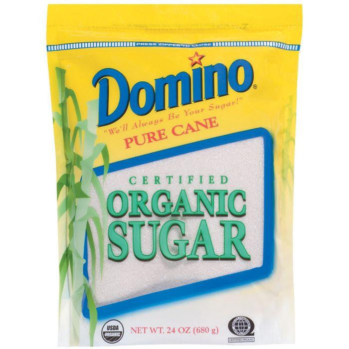 Domino Pure e Certified Organic Sugar 24 Oz Pouch (Pack of 12)